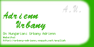 adrienn urbany business card